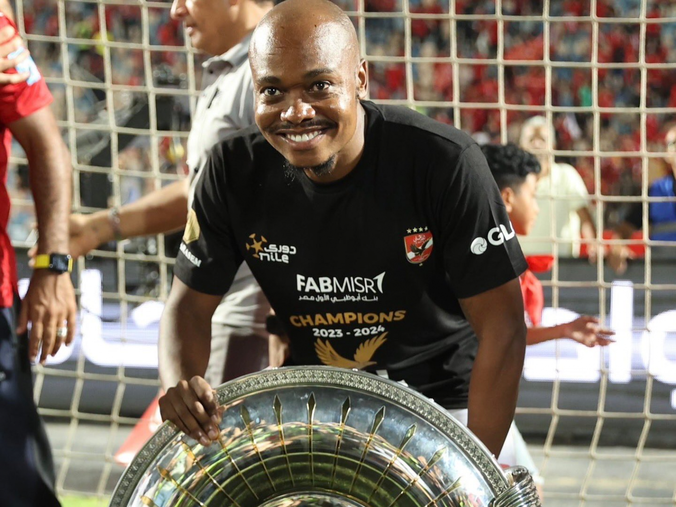 Here's to many more, Percy Tau promises Al Ahly fans more success
